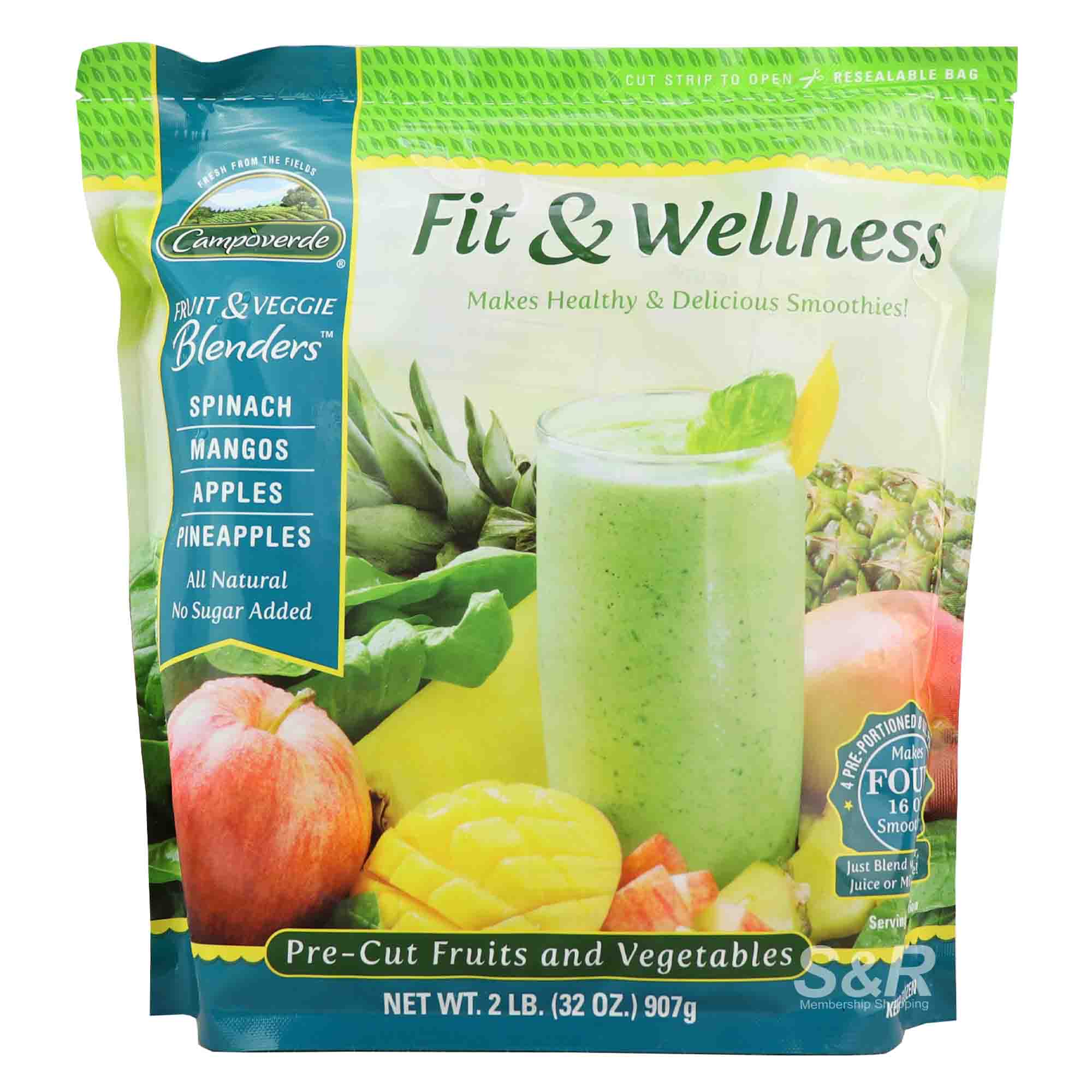 Campoverde Fruit & Veggie Blenders Pre-Cut Fruits And Vegetables 907g